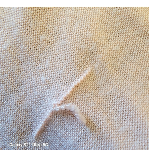 Athleta Pink Tank Top Open Twist Sides Pullover High Low Cropped Size L - Picture 5 of 6